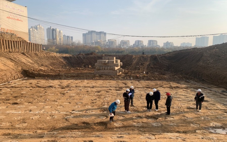 襄阳市七里河排涝泵站地基通过验收.jpg